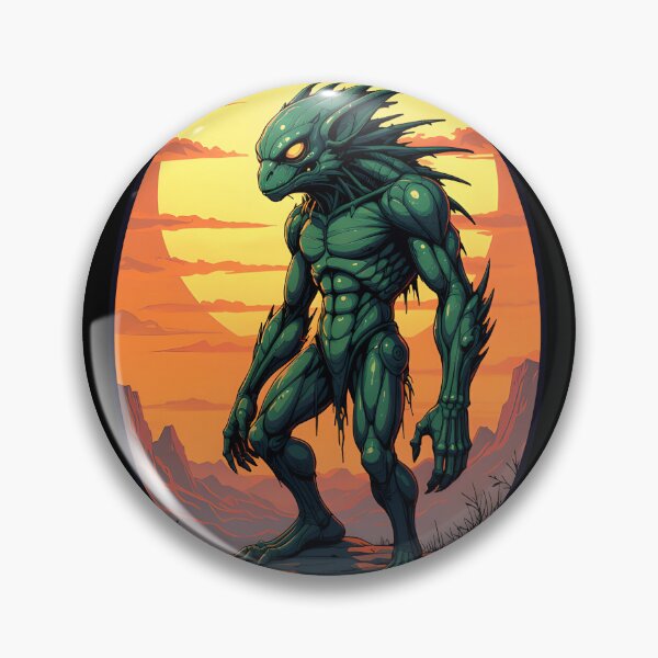 Item preview, Green Swamp Monster Sunset designed and sold by AnimalAirtistry.