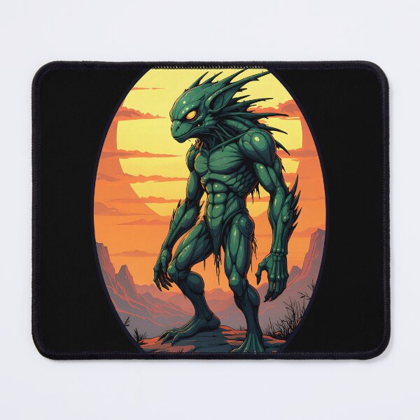 Item preview, Green Swamp Monster Sunset designed and sold by AnimalAirtistry.
