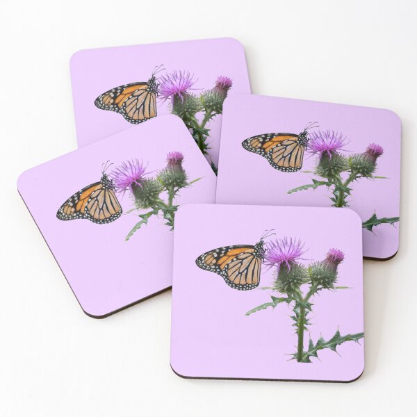 Item preview, Butterfly on Vibrant Purple Thistle designed and sold by KiddoCavePrints.