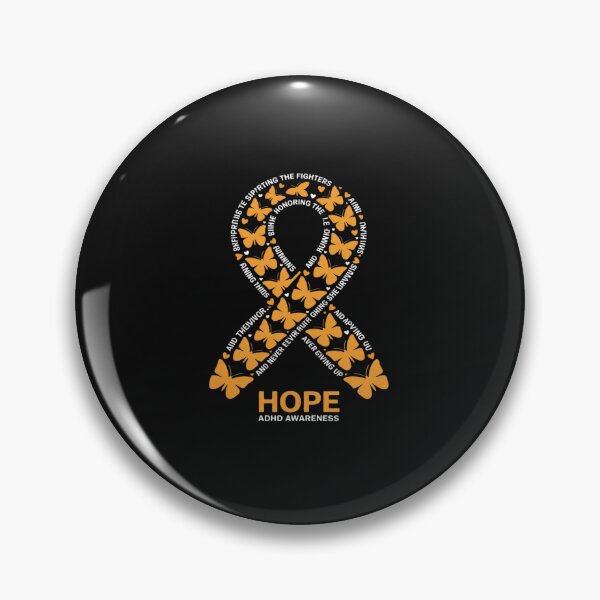 Item preview, ADHD Awareness Gifts Orange Ribbon Survivor Fighter designed and sold by TAYLOROUSDALE.