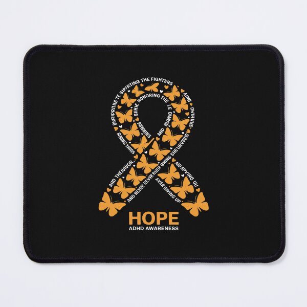 Item preview, ADHD Awareness Gifts Orange Ribbon Survivor Fighter designed and sold by TAYLOROUSDALE.