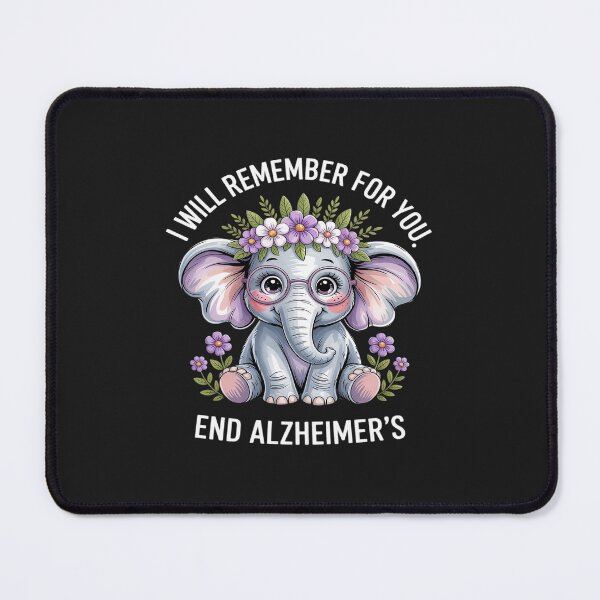Item preview, Alzheimer's Awareness Elephant Remember End designed and sold by TAYLOROUSDALE.
