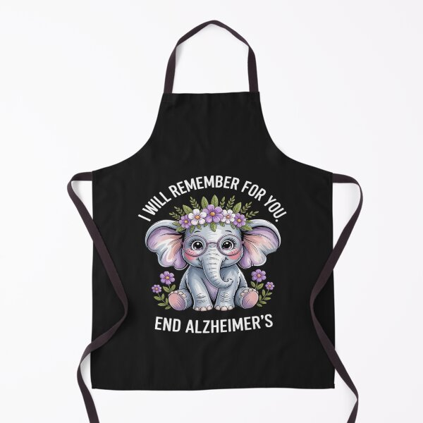 Item preview, Alzheimer's Awareness Elephant Remember End designed and sold by TAYLOROUSDALE.