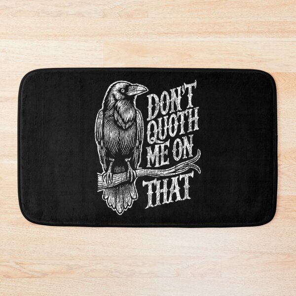 Item preview, Funny Edgar Allan Poe Raven Quoth Edgar Allan Poe designed and sold by LunaDangelo.