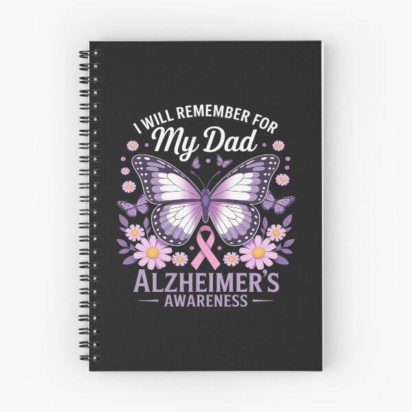 Item preview, Alzheimers Awareness Will Remember My Dad Butterfly Daughter designed and sold by TAYLOROUSDALE.