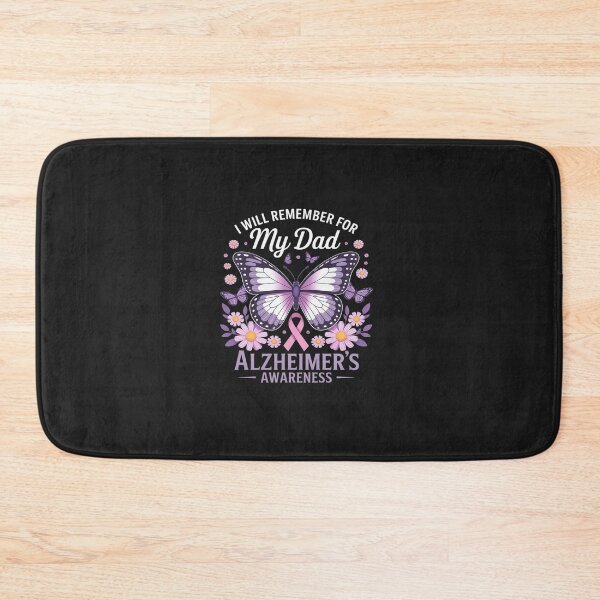 Item preview, Alzheimers Awareness Will Remember My Dad Butterfly Daughter designed and sold by TAYLOROUSDALE.