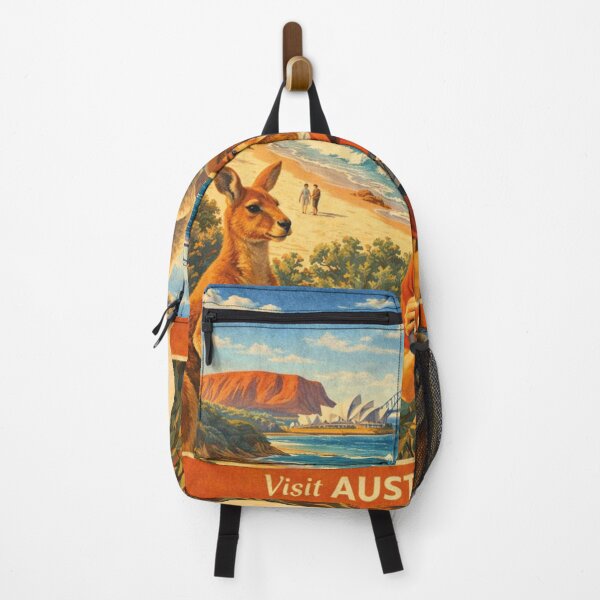 Item preview, Visit Australia, retro advertising designed and sold by Mauswohn.