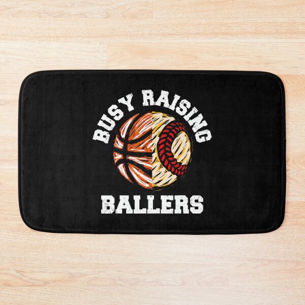 Item preview, Busy Raising Ballers Funny Softball Basketball Sports Mom designed and sold by charitashmoqs.