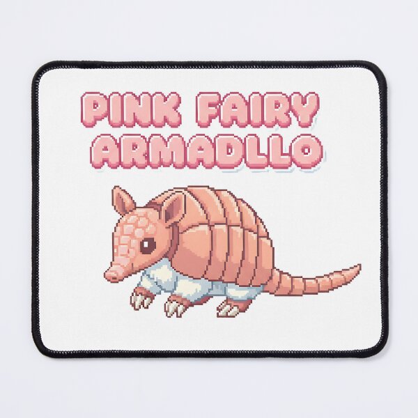 Item preview, Pink Fairy Armadillo Cute Animal Gift designed and sold by Gilded Dreams.