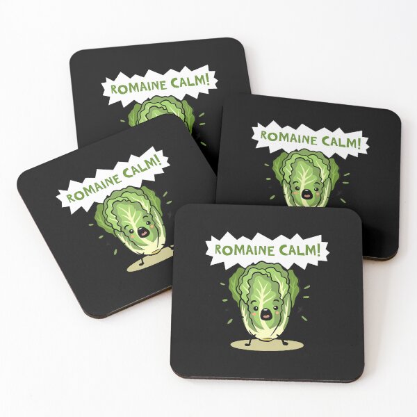 Item preview, Funny Lettuce Pun Romaine Calm Cute Vegetable Humor designed and sold by scottsurswab.