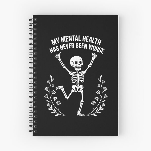Item preview, Sarcastic Mental Health Funny Skeleton Humor designed and sold by sterabamineh.