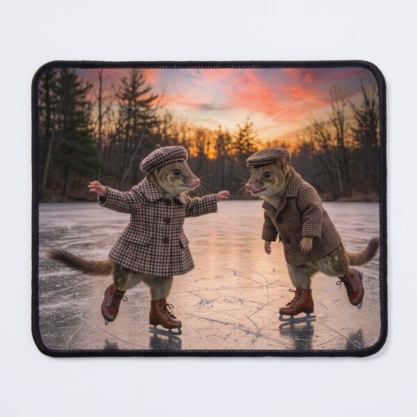 Item preview, Quolls Ice Skate at Sunset designed and sold by Tridentulus.