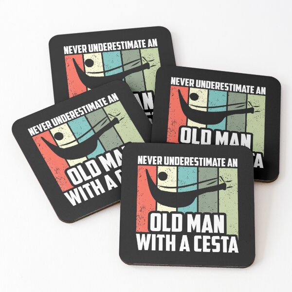 Item preview, Never Underestimate An Old Man With A Cesta Jai Alai Player designed and sold by charitashmoqs.