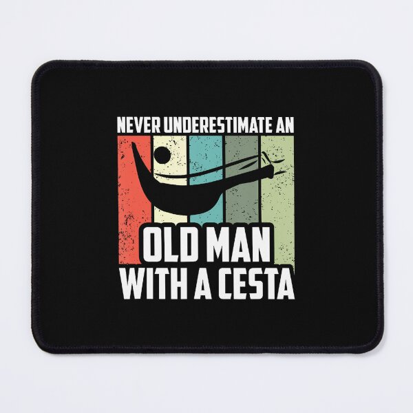 Item preview, Never Underestimate An Old Man With A Cesta Jai Alai Player designed and sold by charitashmoqs.