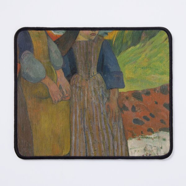 Item preview, Two Breton Girls by the Sea – Paul Gauguin Post-Impressionist Coastal Scene Exploring Youth, Tradition, and Breton Identity designed and sold by Art Outlaws.