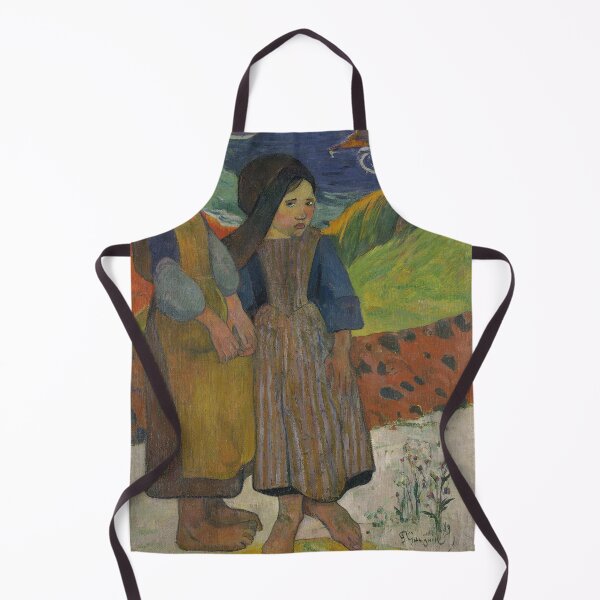 Item preview, Two Breton Girls by the Sea – Paul Gauguin Post-Impressionist Coastal Scene Exploring Youth, Tradition, and Breton Identity designed and sold by Art Outlaws.