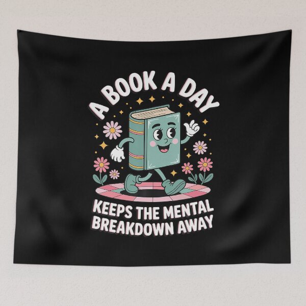 Item preview, A Book A Day Keeps The Mental Breakdown Away designed and sold by scottsurswab.