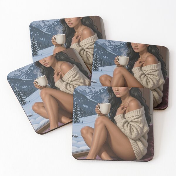 Item preview, Shanti alpenglow warmth mountain view cozy embrace designed and sold by CathryneDelamort.