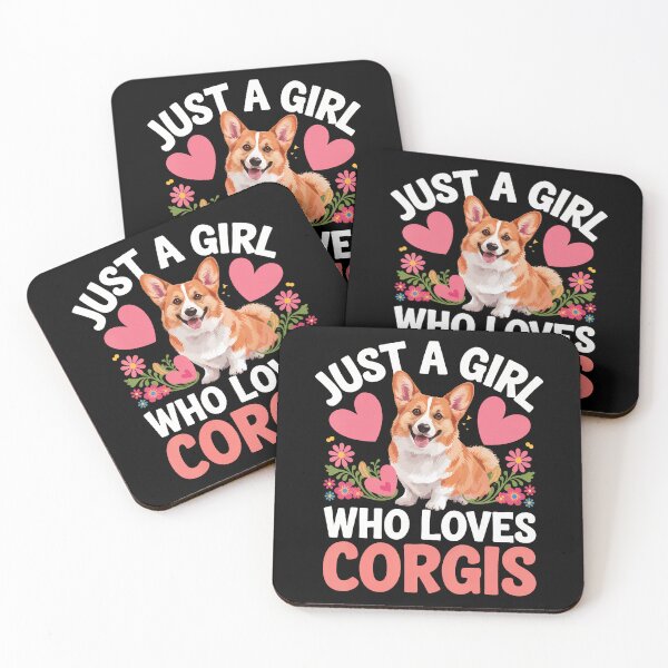 Item preview, Just A Girl Who Loves Corgis designed and sold by charitashmoqs.