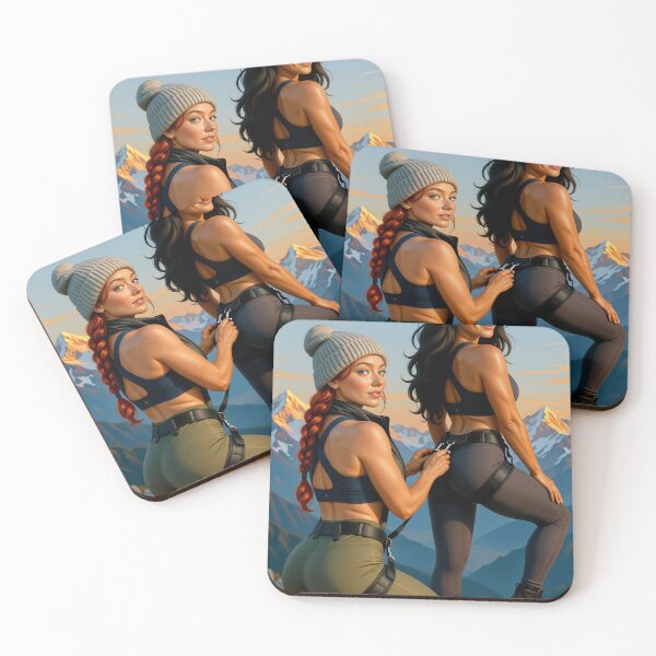Item preview, Rowan x Shanti alpenglow mountain adventure moment designed and sold by CathryneDelamort.