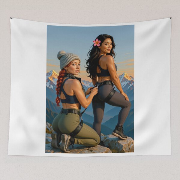 Item preview, Rowan x Shanti alpenglow mountain adventure moment designed and sold by CathryneDelamort.