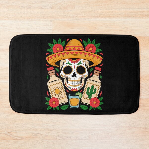Item preview, Skull Cinco De Mayo Mexican Drinking designed and sold by tiekanamac.