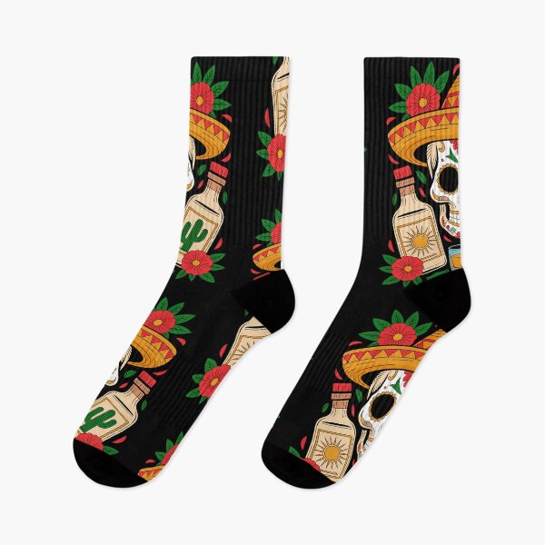 Item preview, Skull Cinco De Mayo Mexican Drinking designed and sold by tiekanamac.