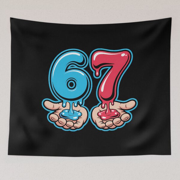 Item preview, 67 - Funny Six Seven  designed and sold by Akiraaa33.