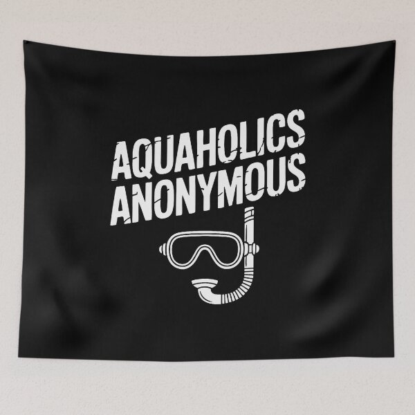 Item preview, Diving Aquaholic Scuba Diver designed and sold by scottsurswab.