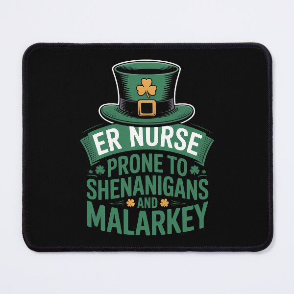 Item preview, St Patrick_s Day Nurse  designed and sold by tiekanamac.