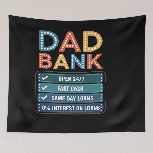 Item preview, Bank Of Dad  Father's Day  Funny Dad designed and sold by VladimiaPutin.