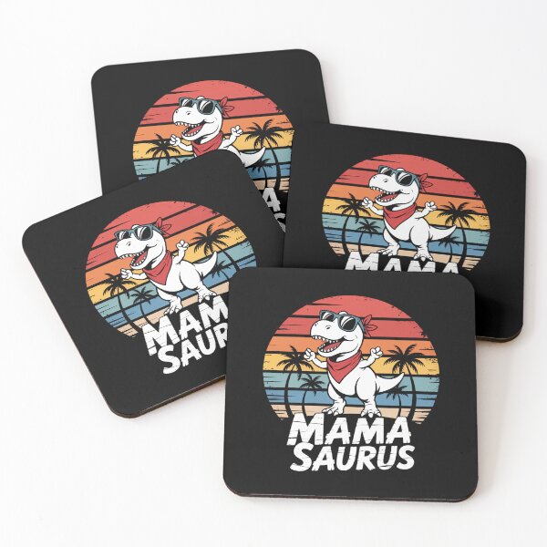 Item preview, T Rex Dinosaur Mama Family designed and sold by tiekanamac.