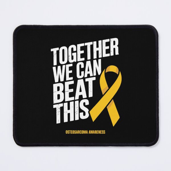 Item preview, Bone Cancer Awareness Yellow Ribbon Together Osteosarcoma designed and sold by catsdothingz.