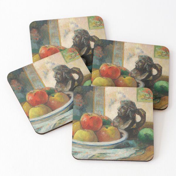 Item preview, Still Life with Apples, a Pear, and a Ceramic Portrait Jug – Paul Gauguin designed and sold by Art Outlaws.