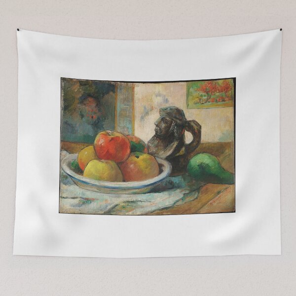 Item preview, Still Life with Apples, a Pear, and a Ceramic Portrait Jug – Paul Gauguin designed and sold by Art Outlaws.