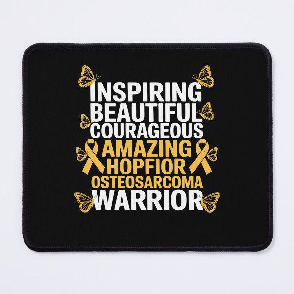 Item preview, Bone Cancer Warrior Fighter Osteosarcoma Awareness Ribbon designed and sold by catsdothingz.