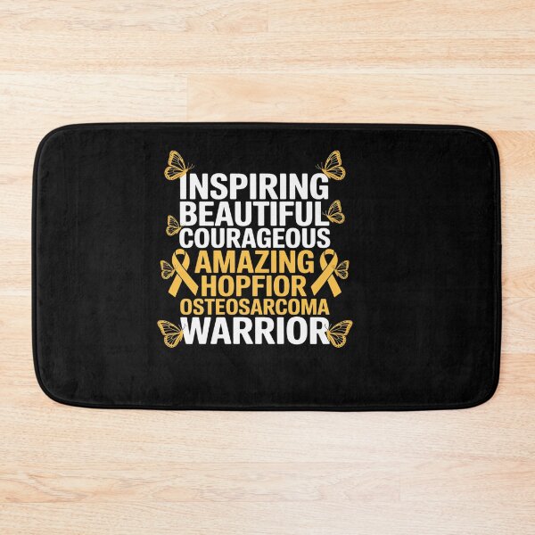 Item preview, Bone Cancer Warrior Fighter Osteosarcoma Awareness Ribbon designed and sold by catsdothingz.