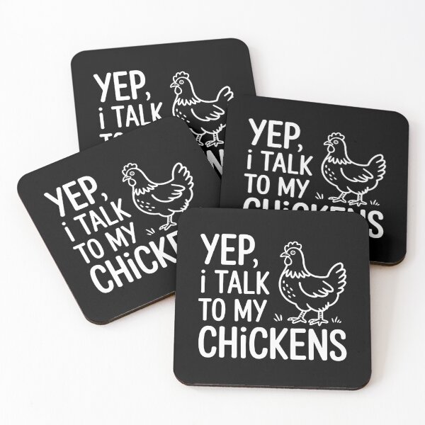 Item preview, Yep I Talk To My Chickens Funny Backyard Chicken Humor Farm designed and sold by charitashmoqs.