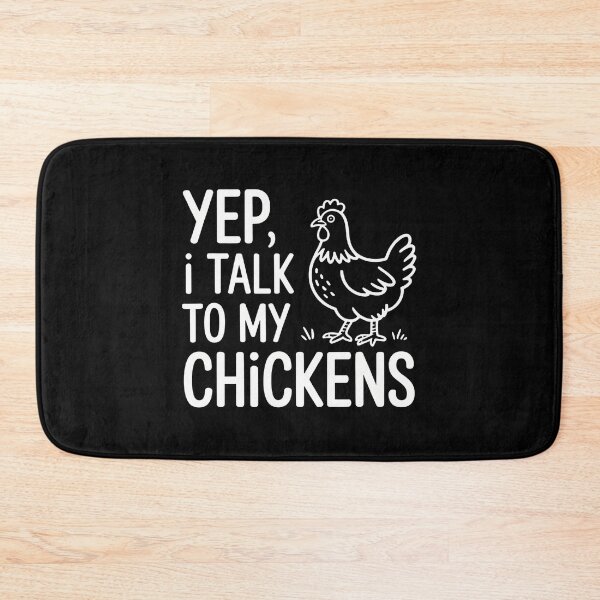 Item preview, Yep I Talk To My Chickens Funny Backyard Chicken Humor Farm designed and sold by charitashmoqs.