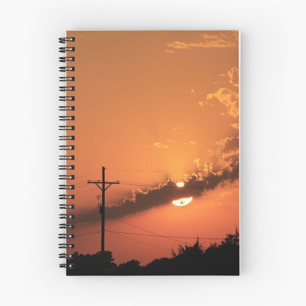 Aperçu de l'œuvre Kansas Orange Sunset avec des lignes électriques dans le pays. créée et vendue par ROBERTDBROZEK.