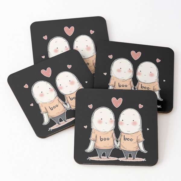 Item preview, Cute Ghost Couple Matching Boo Shirts designed and sold by cr6zym1nd.