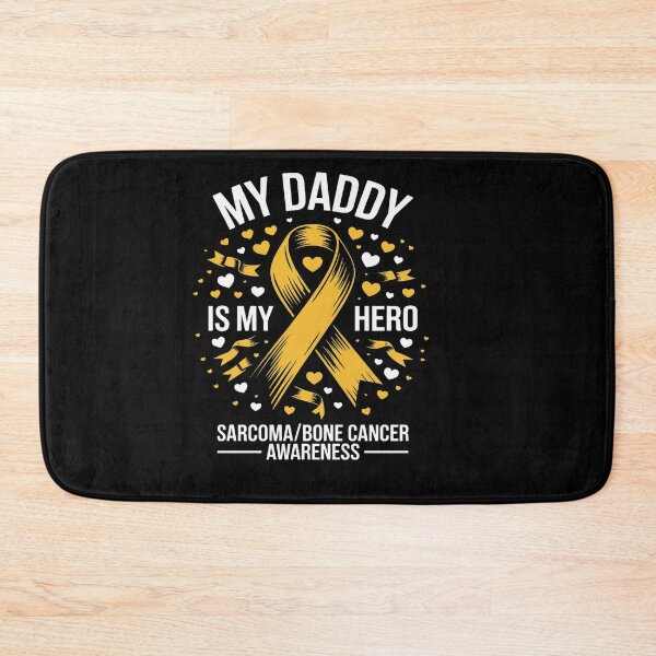 Item preview, Daddy is My Hero Sarcoma Bone Cancer Awareness designed and sold by catsdothingz.