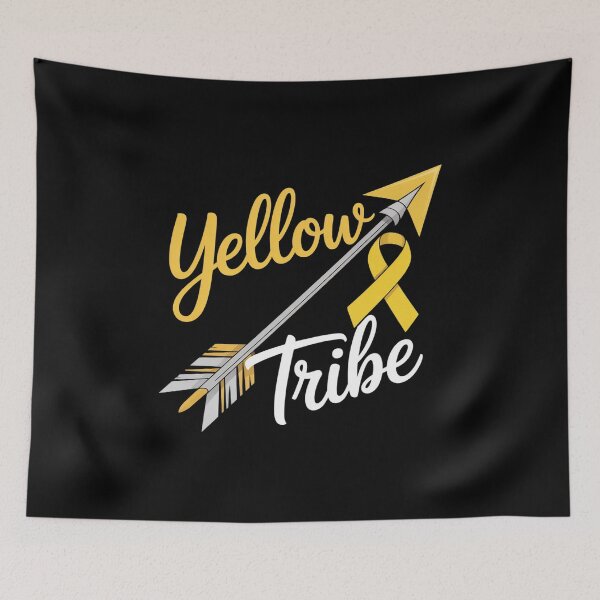 Item preview, Childhood Cancer Awareness Yellow Ribbon Sarcoma Bone designed and sold by catsdothingz.