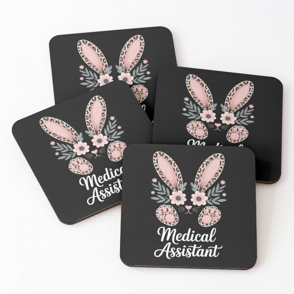 Item preview, Medical Assistant Leopard Rabbit Bunny Easter Day MA designed and sold by IdunayaStore.
