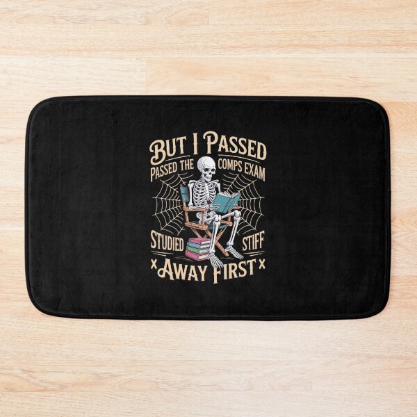 Item preview, I Passed The Comps Exam Skeleton Funny PHD Doctors Test designed and sold by HORIZBoutique.