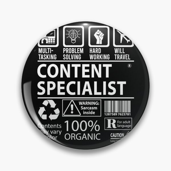 Item preview, Content Specialist designed and sold by vanejamofedau.