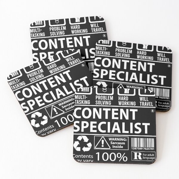 Item preview, Content Specialist designed and sold by vanejamofedau.