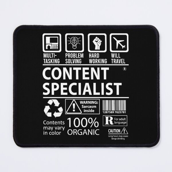 Item preview, Content Specialist designed and sold by vanejamofedau.