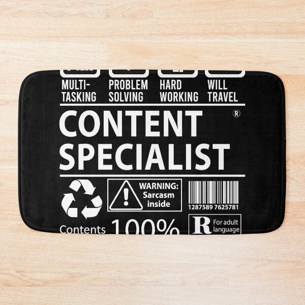 Item preview, Content Specialist designed and sold by vanejamofedau.