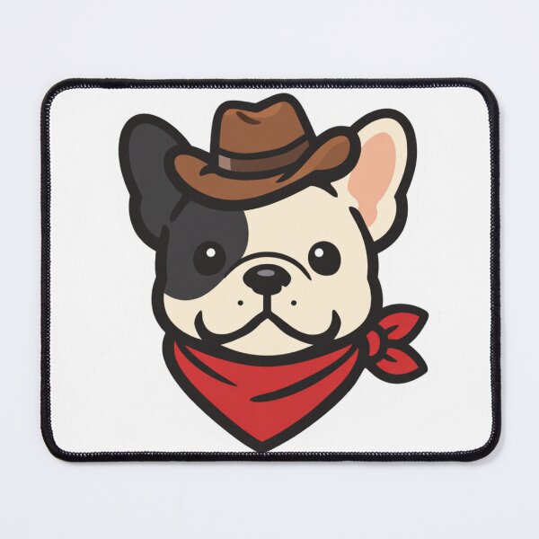 Item preview, French Bulldog Cowboy designed and sold by creativiteemom.